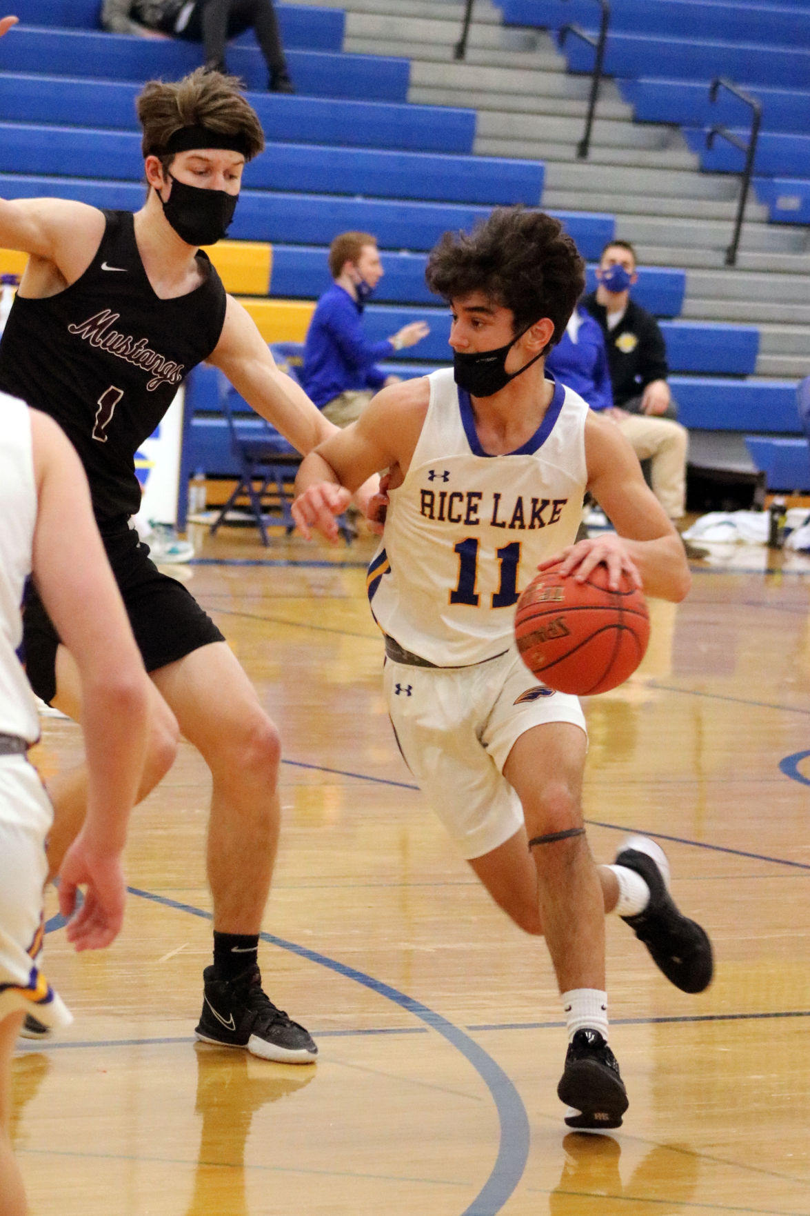 Rice Lake boys basketball vs. Menomonie 1-22-21